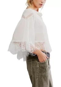 Bali Midnight Rain Lace Top