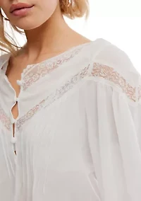 Bali Midnight Rain Lace Top