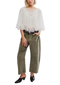 Bali Midnight Rain Lace Top