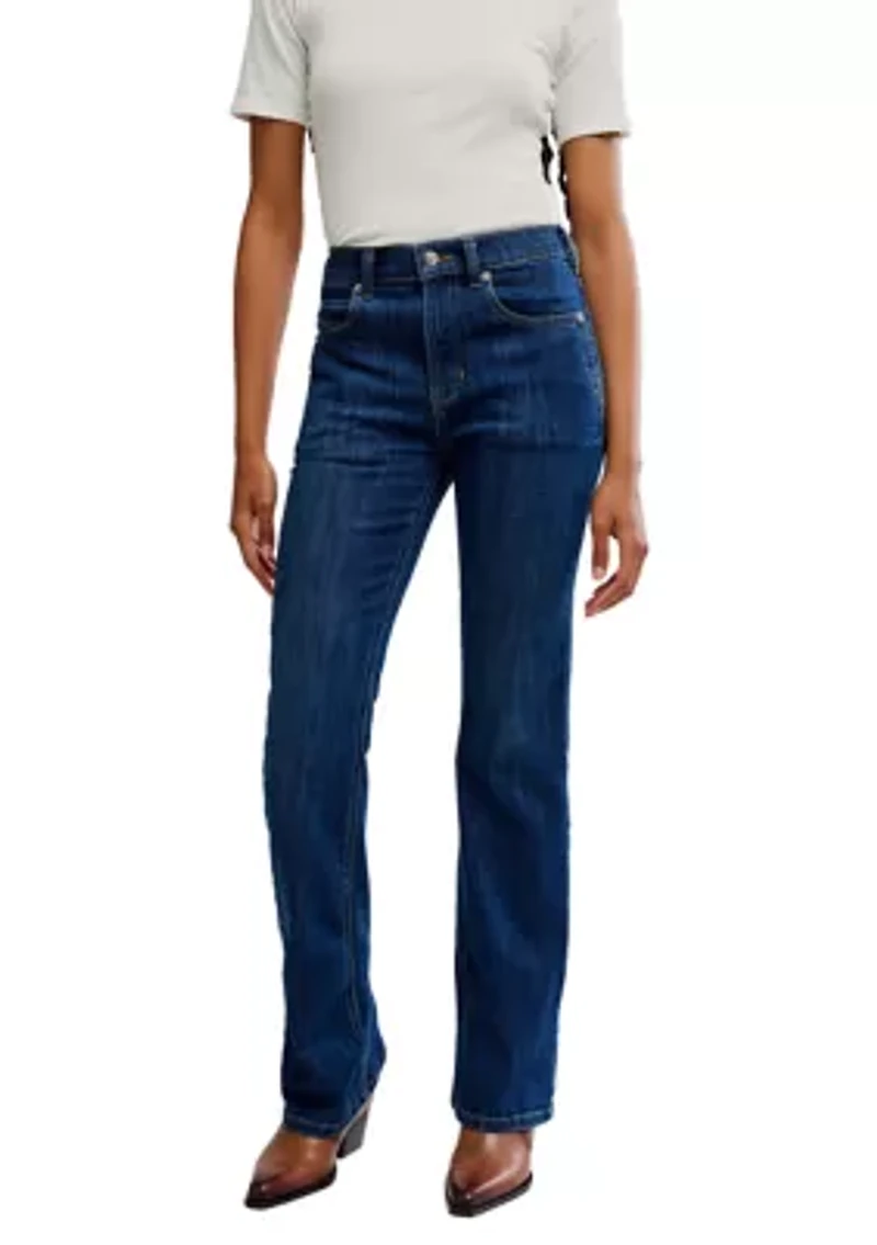 We The Free Double Knot High-Rise Straight Bootcut Jeans