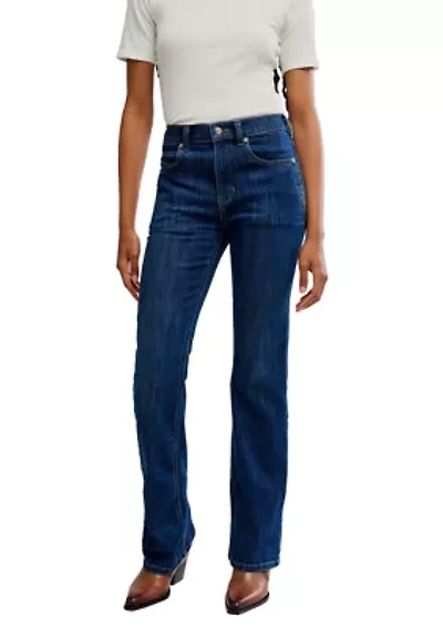 We The Free Double Knot High-Rise Straight Bootcut Jeans