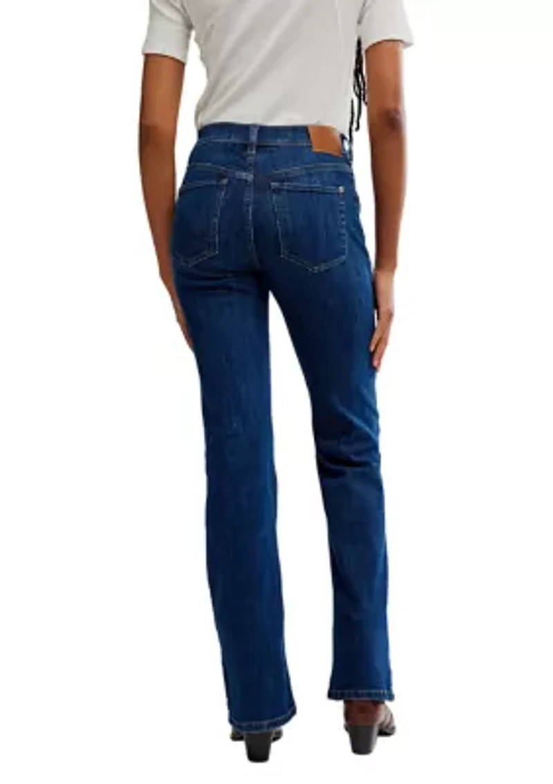 We The Free Double Knot High-Rise Straight Bootcut Jeans