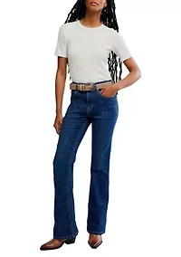 We The Free Double Knot High-Rise Straight Bootcut Jeans
