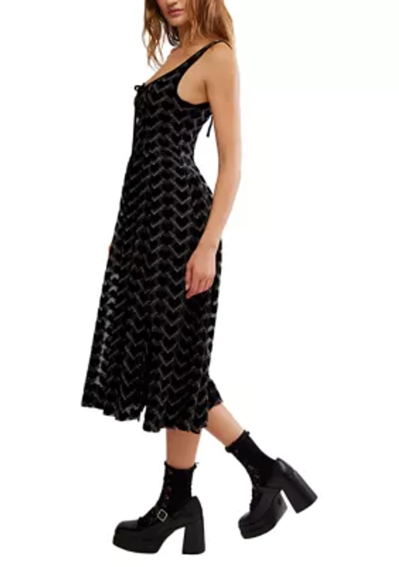 Freya Printed Midi Dress