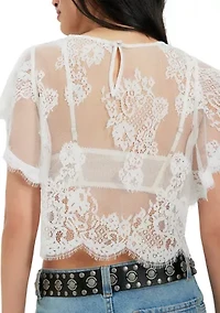 Women's Lunar Ash Lace Top