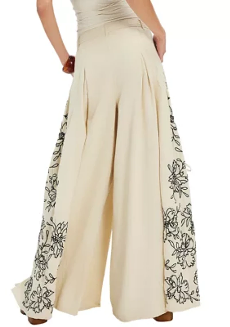 What You Know Embroidered Pants