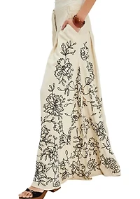 What You Know Embroidered Pants