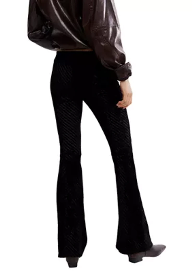 Penny Pull-On Velvet Pants