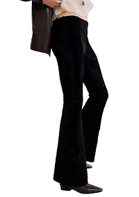 Penny Pull-On Velvet Pants