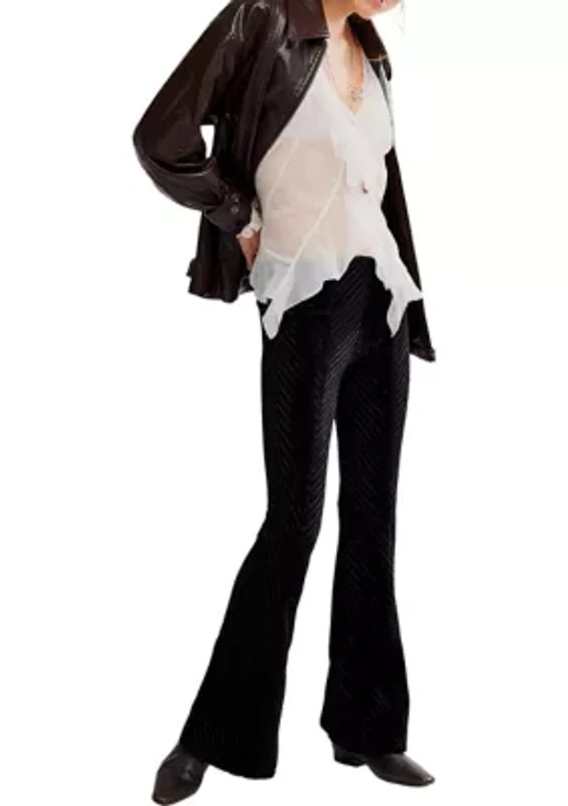 Penny Pull-On Velvet Pants