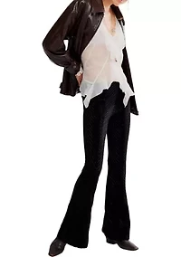 Penny Pull-On Velvet Pants