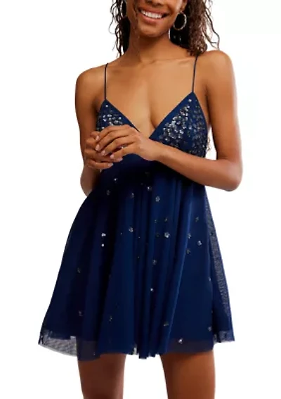 Noel Shine Mini Dress