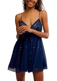 Noel Shine Mini Dress