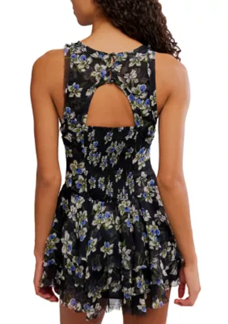 Raven Printed Mini Dress