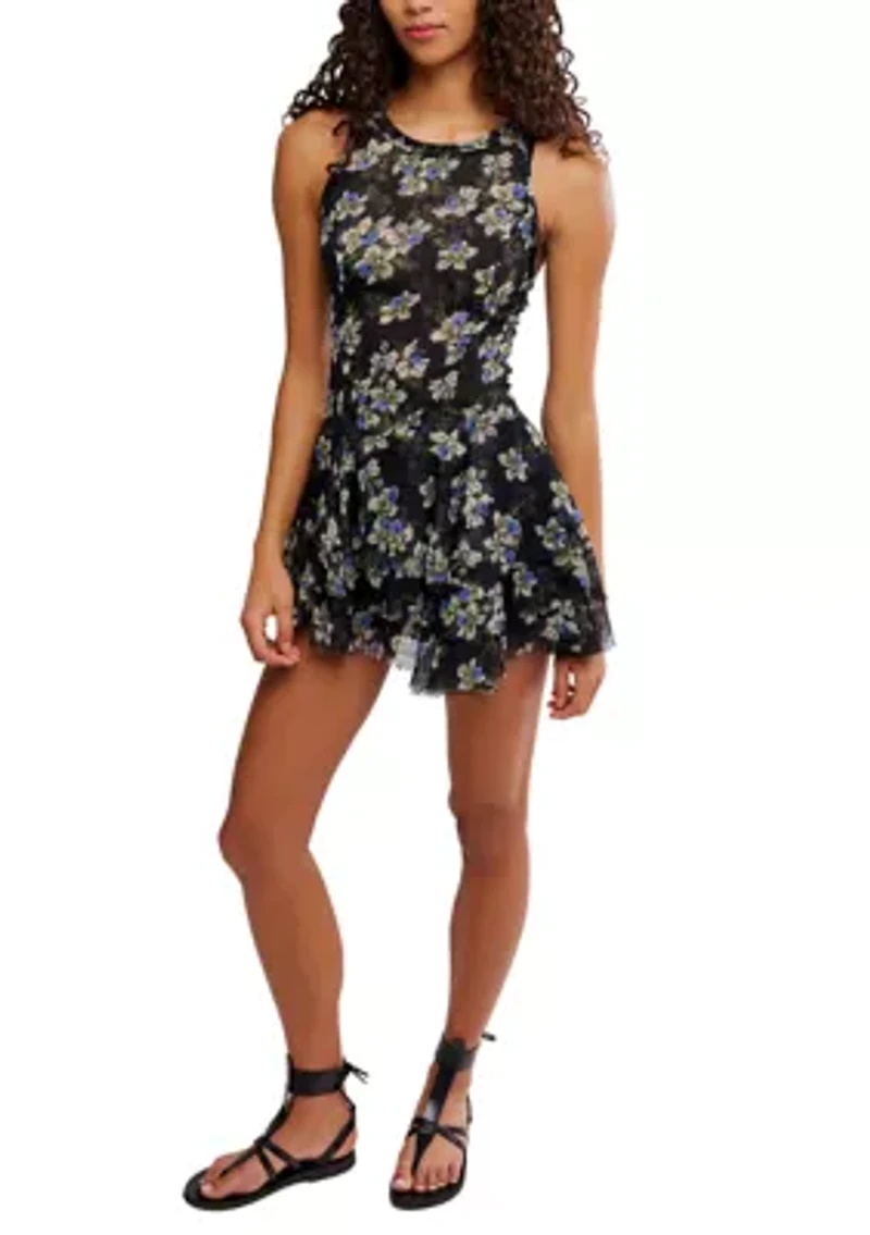 Raven Printed Mini Dress