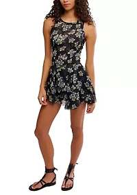 Raven Printed Mini Dress