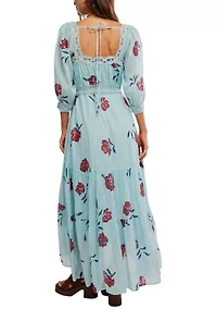 Morning Meadows Long-Sleeve Maxi Dress