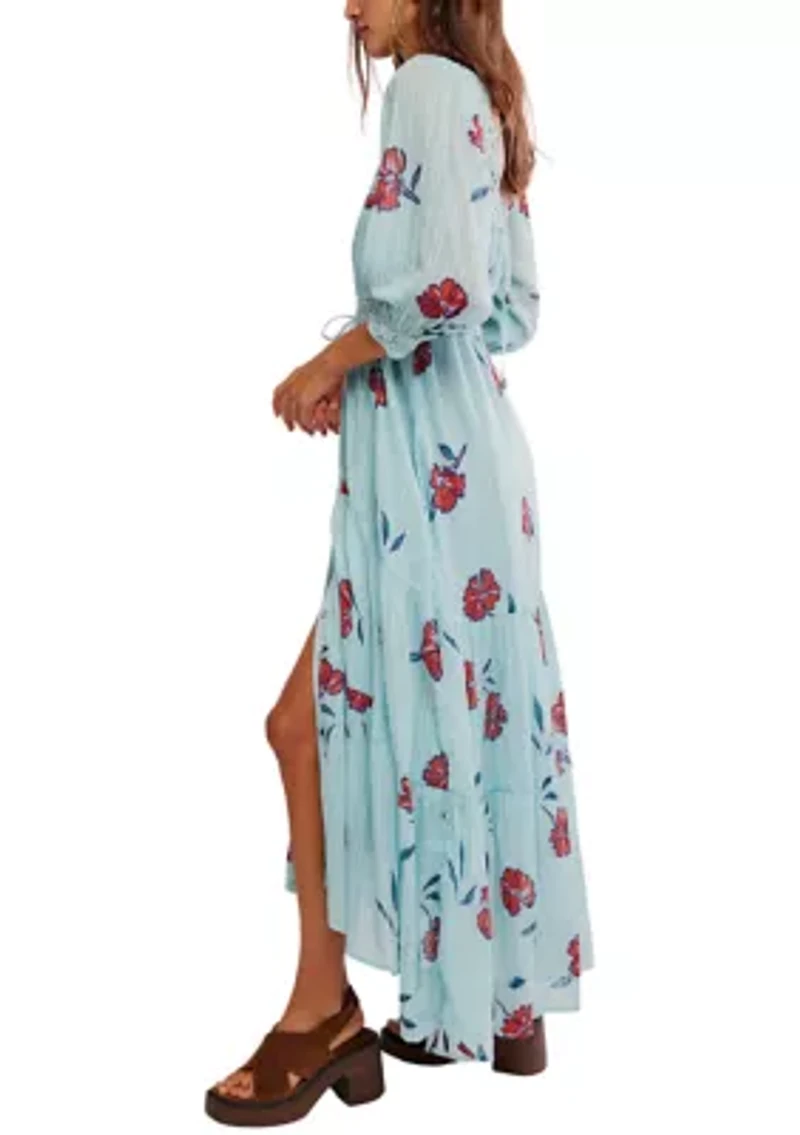 Morning Meadows Long-Sleeve Maxi Dress