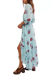 Morning Meadows Long-Sleeve Maxi Dress