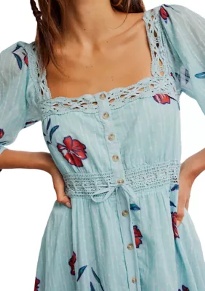 Morning Meadows Long-Sleeve Maxi Dress