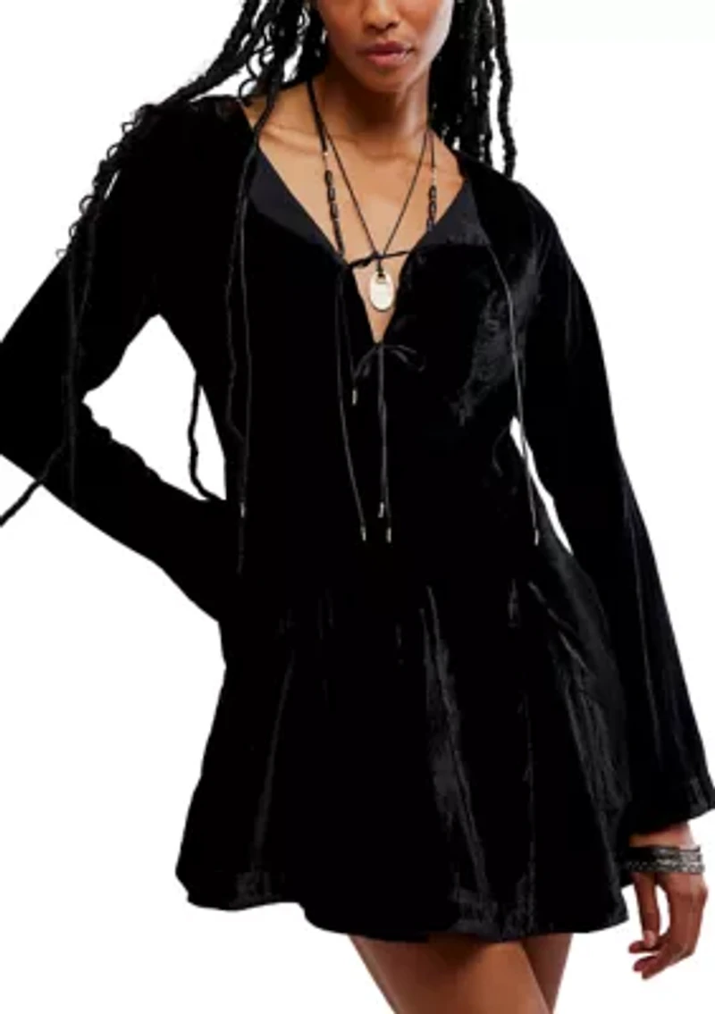 Linney Velvet Midi Dress