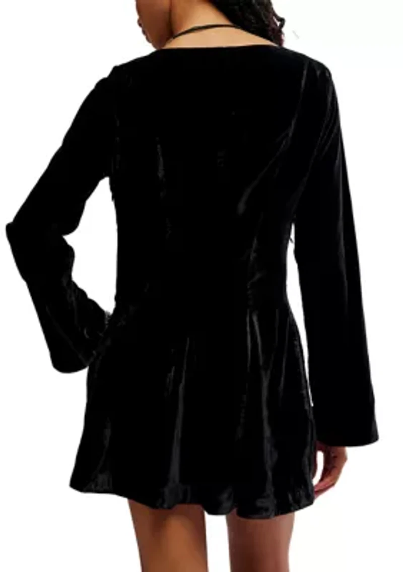 Linney Velvet Midi Dress