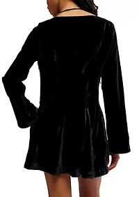 Linney Velvet Midi Dress