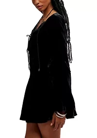 Linney Velvet Midi Dress