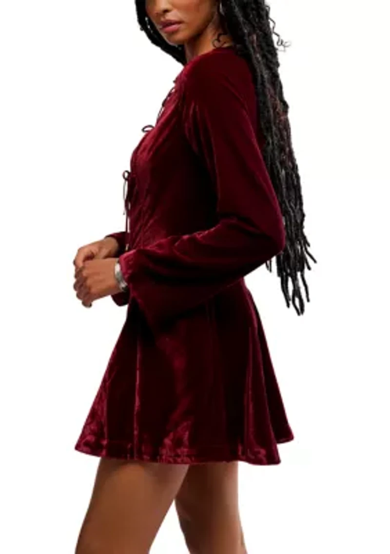 Linney Velvet Midi Dress