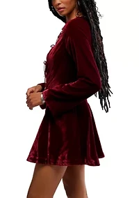 Linney Velvet Midi Dress