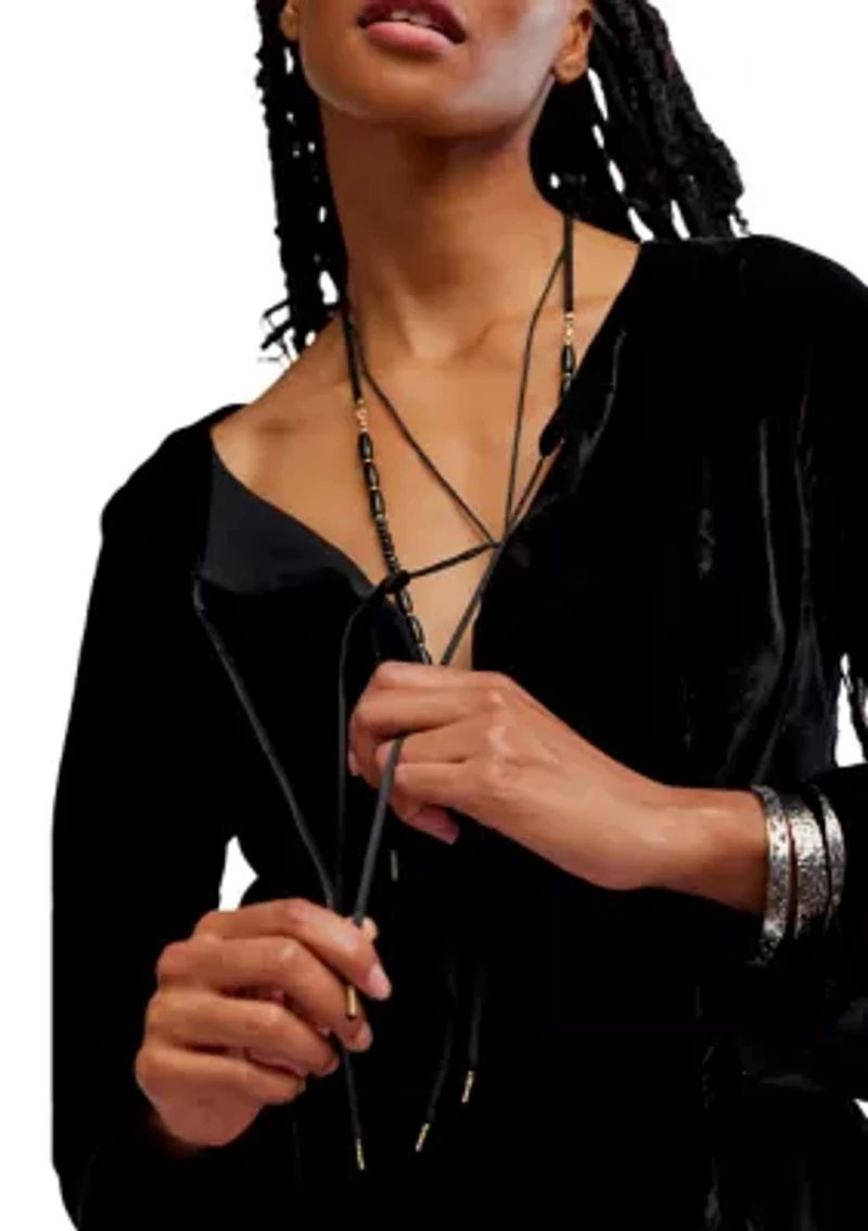 Linney Velvet Midi Dress