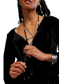 Linney Velvet Midi Dress