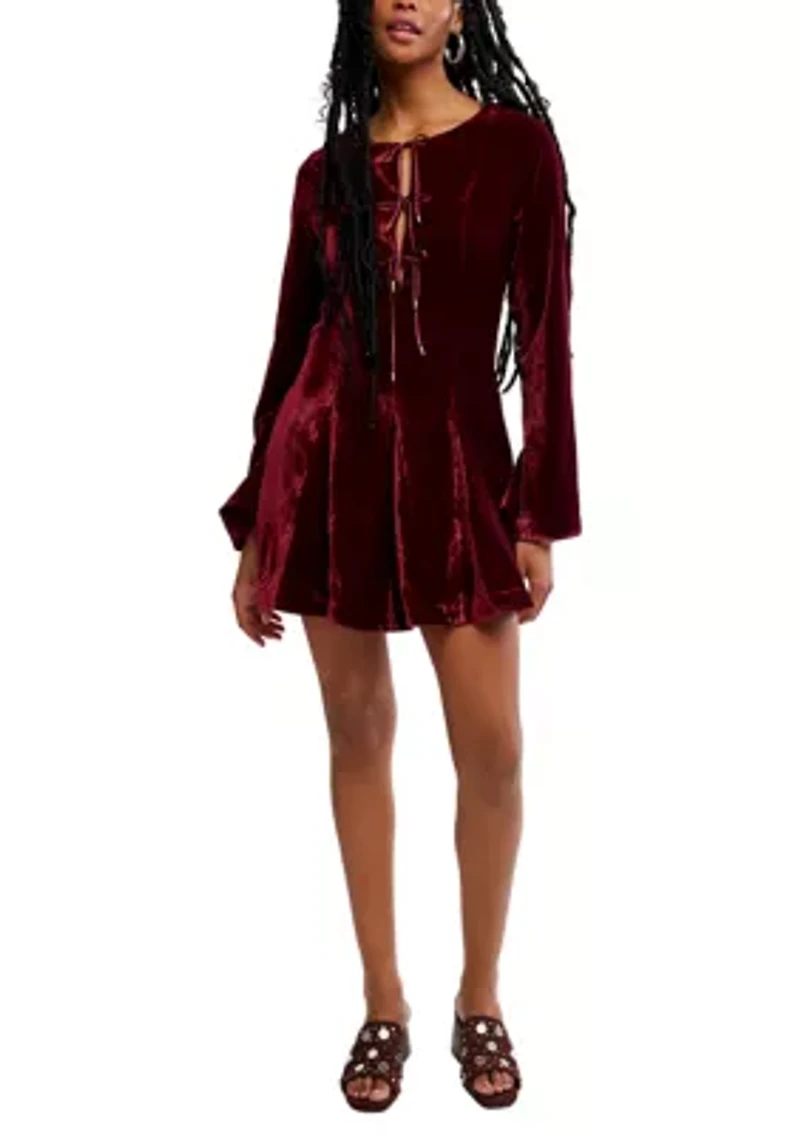 Linney Velvet Midi Dress