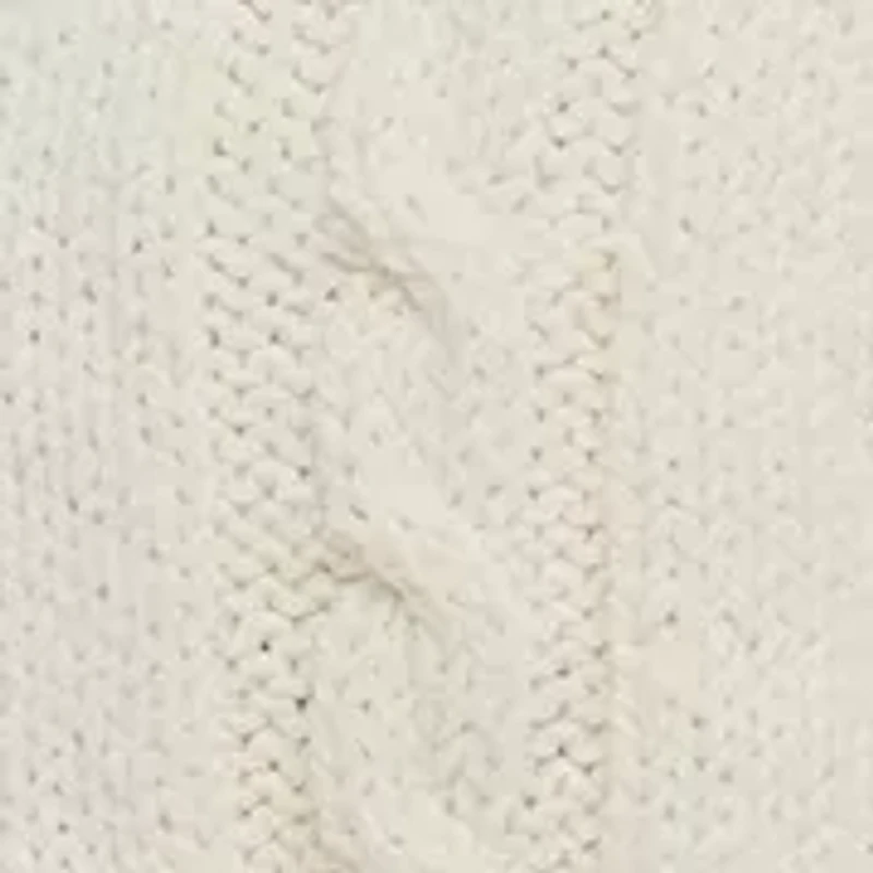 Cable Knit Collared Cardigan