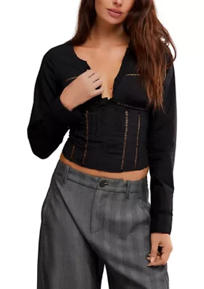 Frankie Corset Long Sleeve Top