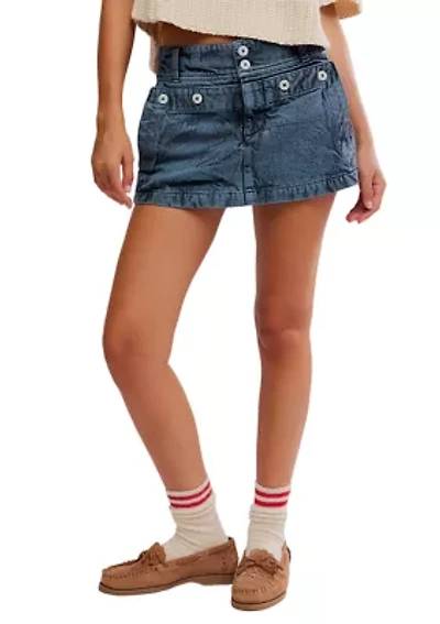 Dream Weaver Cotton Micro Skirt