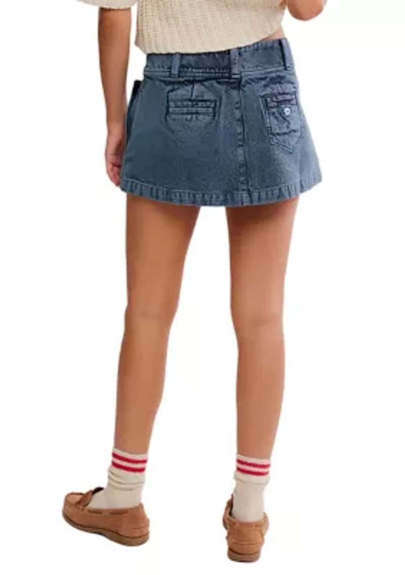 Dream Weaver Cotton Micro Skirt