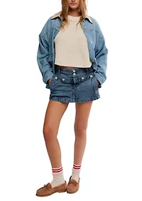 Dream Weaver Cotton Micro Skirt