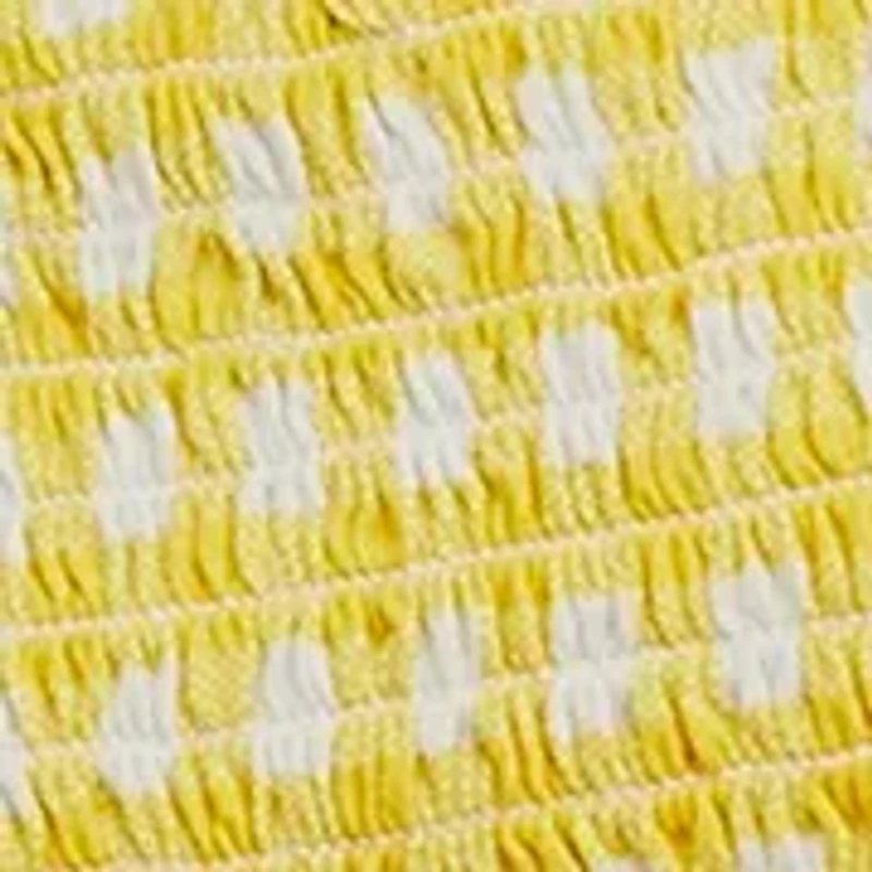 Sundance Gingham Peplum Tank