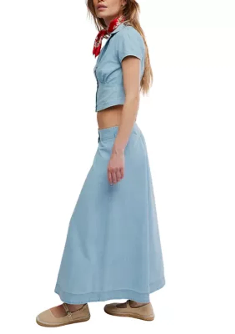 Easy Does It Top & Skirt Set