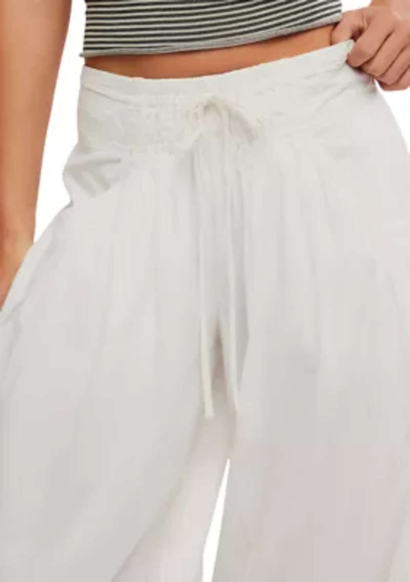Women's Balloon Crop Pull-On Pants