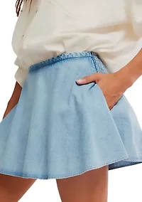 We The Free Paradise Found Denim Skort