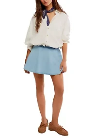 We The Free Paradise Found Denim Skort