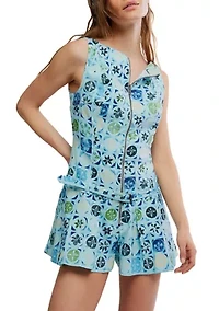 Dune Dancer Printed Romper