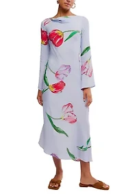 Zadie Diagonal Seam Midi Dress