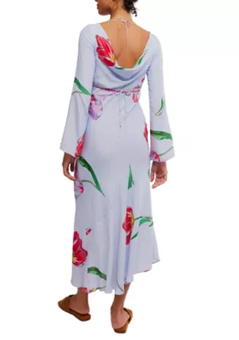 Zadie Diagonal Seam Midi Dress