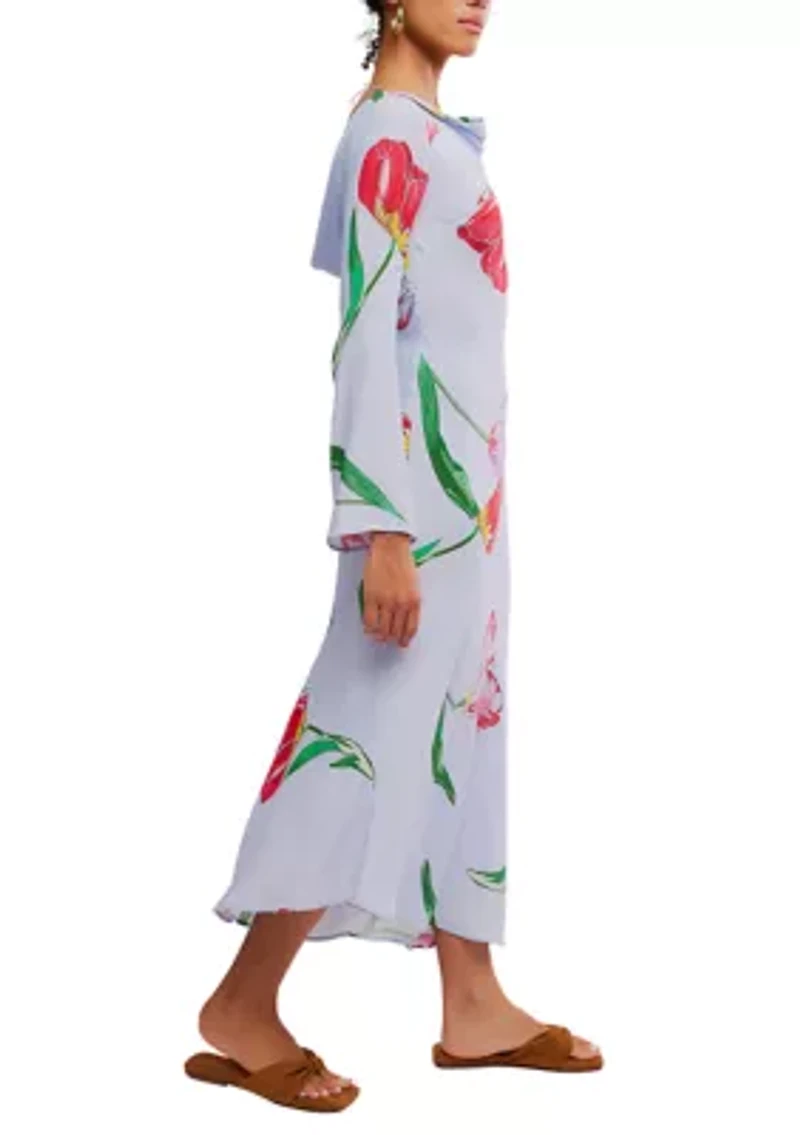 Zadie Diagonal Seam Midi Dress