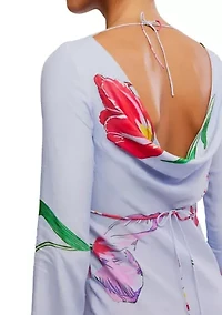 Zadie Diagonal Seam Midi Dress