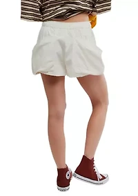 Good Fortune Solid Cotton-Linen Shorts