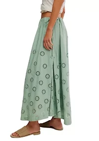 Sweet Serenade Pull-On Wide-Leg Pants